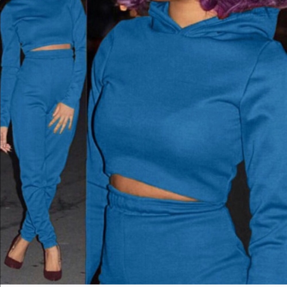 Cropped Hoodie and High Waist Soft Sweats